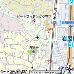 長崎県長崎市三芳町8周辺の地図