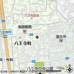 セブンイレブン熊本八王寺町店周辺の地図