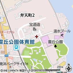 長崎県島原市弁天町周辺の地図