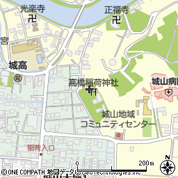 高橋稲荷神社周辺の地図