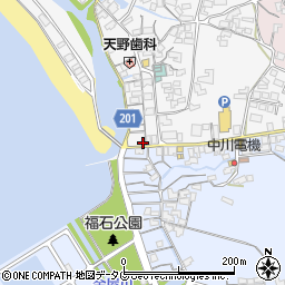 長崎県雲仙市千々石町甲7周辺の地図