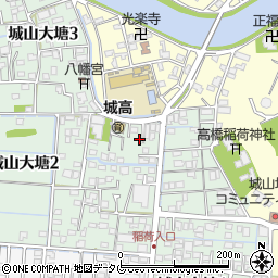 学研　城山教室周辺の地図