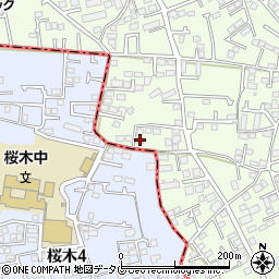 熊本県上益城郡益城町広崎1008周辺の地図