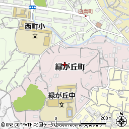 〒852-8033 長崎県長崎市緑が丘町の地図