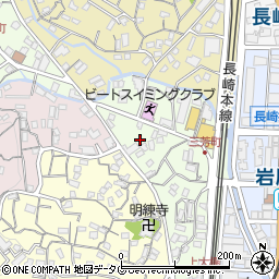 長崎県長崎市三芳町9周辺の地図