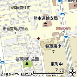 熊本市タクシー商事株式会社周辺の地図