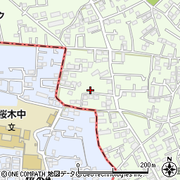 熊本県上益城郡益城町広崎1004周辺の地図