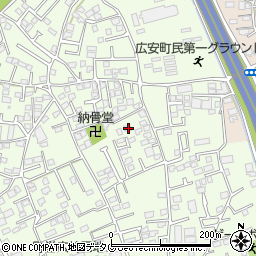 熊本県上益城郡益城町広崎936周辺の地図