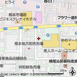熊本水産物取引精算株式会社周辺の地図