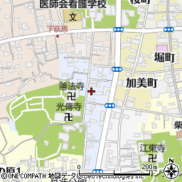 長崎県島原市寺町周辺の地図