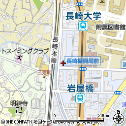 県営アパート周辺の地図