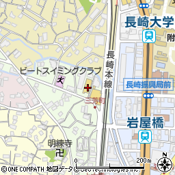 長崎県長崎市三芳町11-7周辺の地図