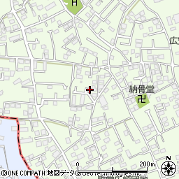 熊本県上益城郡益城町広崎963-3周辺の地図