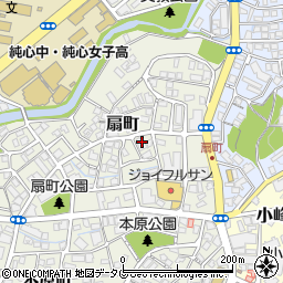長崎県長崎市扇町周辺の地図