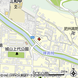 セブンイレブン熊本上代１丁目店周辺の地図