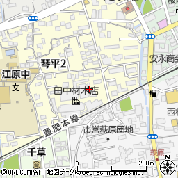 田中材木店周辺の地図