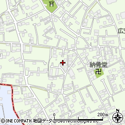熊本県上益城郡益城町広崎963-2周辺の地図