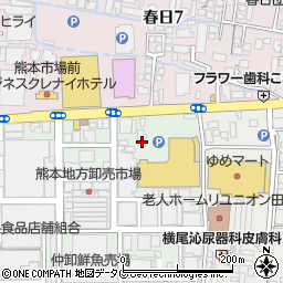 ホワイト急便　イオン田崎店周辺の地図