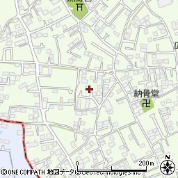 熊本県上益城郡益城町広崎963-4周辺の地図