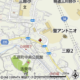 セブンイレブン長崎三原２丁目店周辺の地図