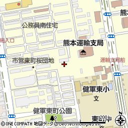 熊本県レンタカー協会（一般社団法人）周辺の地図