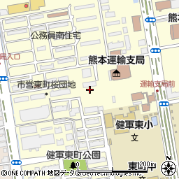 株式会社熊本県自動車会館周辺の地図