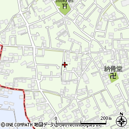熊本県上益城郡益城町広崎963-8周辺の地図