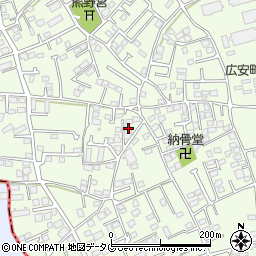 熊本県上益城郡益城町広崎959-2周辺の地図