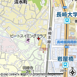 長崎県長崎市三芳町11-15周辺の地図