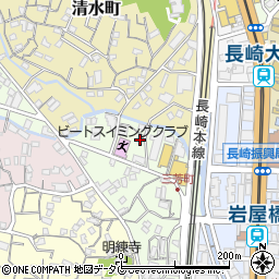 長崎県長崎市三芳町12-23周辺の地図