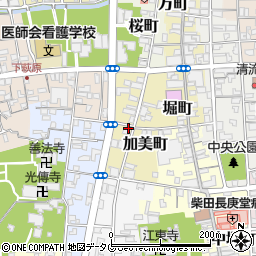 長崎県島原市加美町周辺の地図