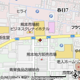 熊本田崎郵便局 ＡＴＭ周辺の地図