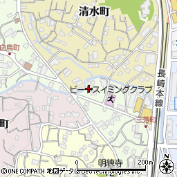 長崎県長崎市三芳町13-12周辺の地図