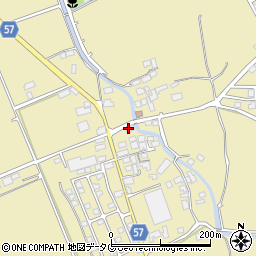 益城町公民館　福田分館周辺の地図