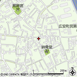 熊本県上益城郡益城町広崎954-5周辺の地図