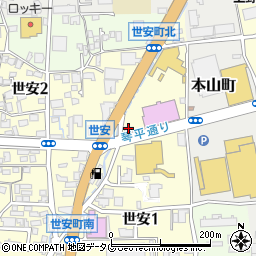 ナマステ 熊本世安店周辺の地図