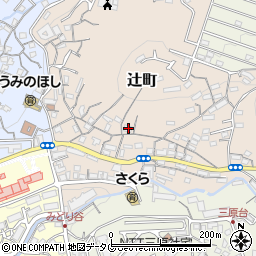 長崎県長崎市辻町9-17周辺の地図