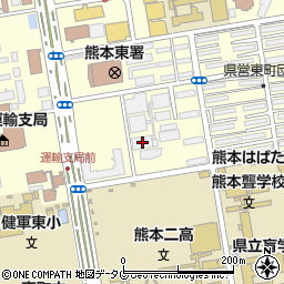 熊本県産業技術センター周辺の地図