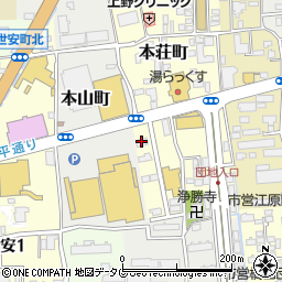 セブンイレブン熊本本荘町店周辺の地図