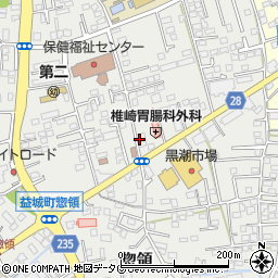 峰寿司 益城支店周辺の地図