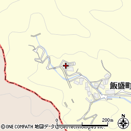 長崎県諫早市飯盛町古場169周辺の地図