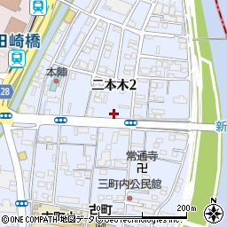有限会社熊本本丸商会周辺の地図