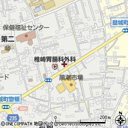 株式会社有明楽器　ヤマハ英語教室・益城教室周辺の地図