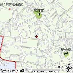 熊本県上益城郡益城町広崎1093-2周辺の地図