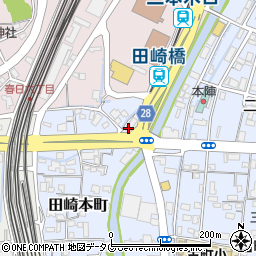 田崎本町郵便局周辺の地図