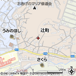 長崎県長崎市辻町10周辺の地図