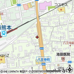 吉武産業熊本支店周辺の地図