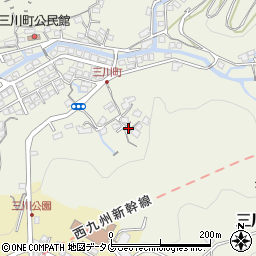 長崎県長崎市三川町731周辺の地図