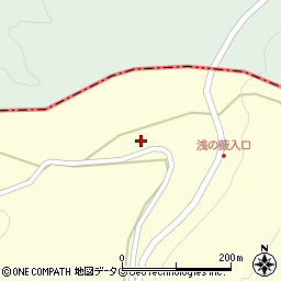 熊本県上益城郡御船町田代6682周辺の地図