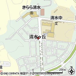 高知県土佐清水市清水ヶ丘周辺の地図